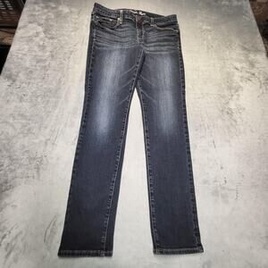 American Eagle Jeans Womens 12 Blue Skinny Low Rise Dark Wash Stretch 5-Pocket